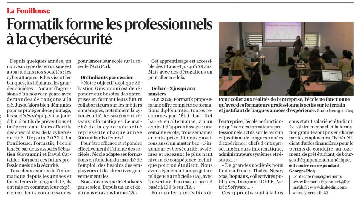 article de presse